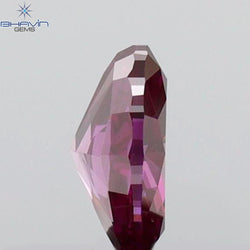 0.39 CT Oval Shape Natural Diamond Pink Color VS1 Clarity (5.24 MM)