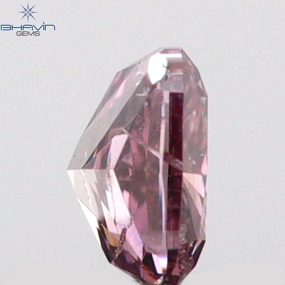 0.08 CT Cushion Shape Natural Diamond Pink Color SI2 Clarity (2.60 MM)