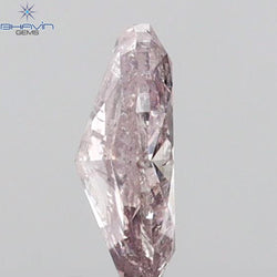0.10 CT マーキス シェイプ ナチュラル ルース ダイヤモンド ブラウン ピンク カラー VS2 クラリティ (5.00 MM)