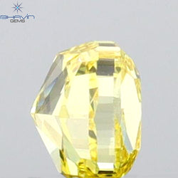 GIA Certified 0.25 CT Cushion Diamond Yellow Color Natural Loose Diamond VS1 Clarity (3.37 MM)