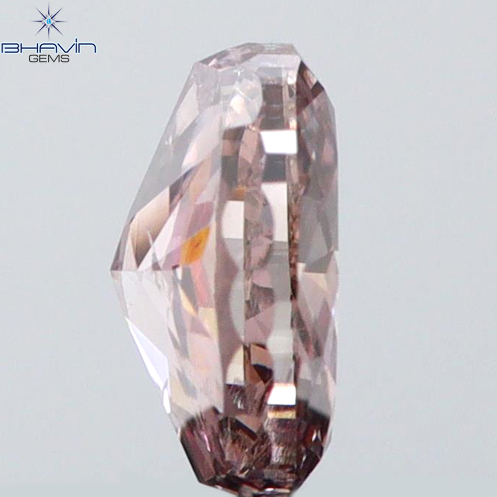 0.29 CT Oval Shape Natural Diamond Pink Color SI2 Clarity (4.52 MM)