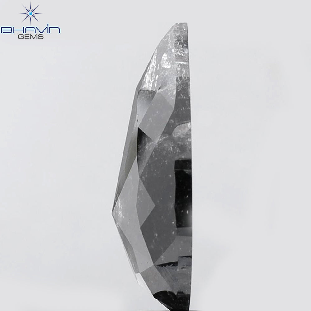 8.93 CT Pear Shape Natural Loose Diamond Salt And Pepper Color (18.10 MM)