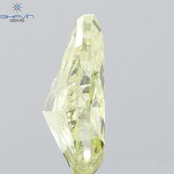0.17 CT Pear Shape Natural Diamond Yellow Color SI2 Clarity (4.60 MM)