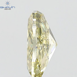 GIA Certified 1.01 CT Oval Shape Natural Diamond Brownish Greenish Yellow Color SI1 Clarity (8.19 MM)