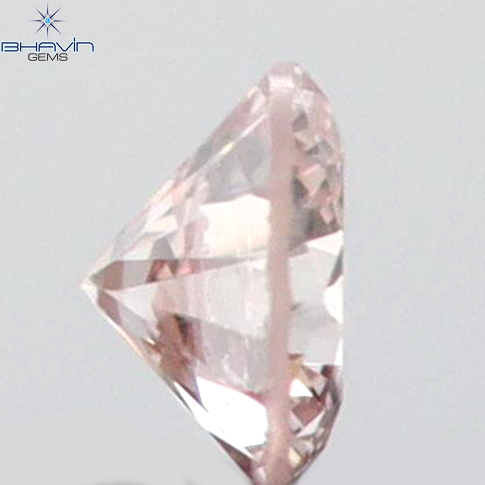 0.03 CT Round Shape Natural Diamond Pink (Argyle) Color SI2 Clarity (1.97 MM)