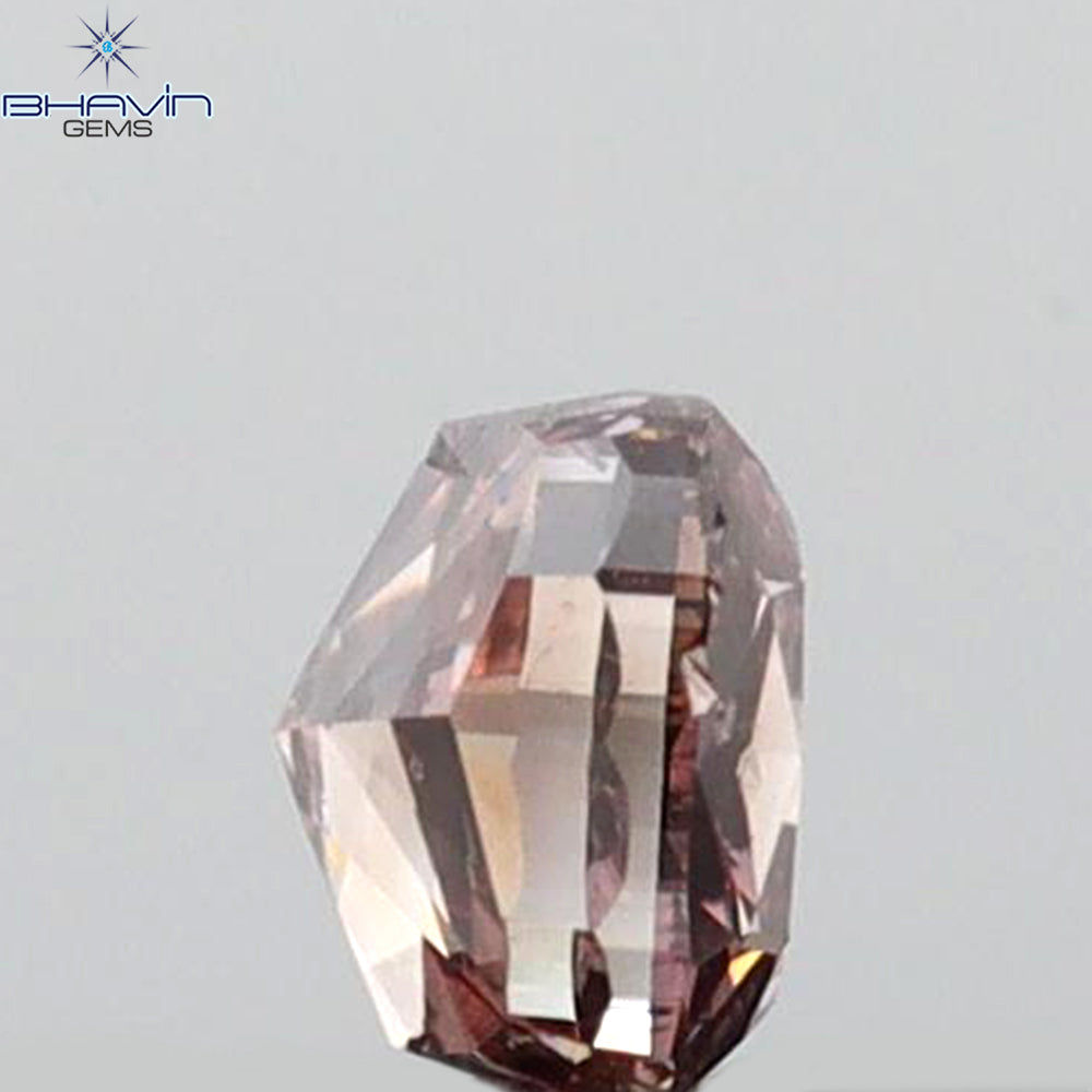 0.30 CT Cushion Shape Natural Diamond Pink Color SI1 Clarity (3.70 MM)