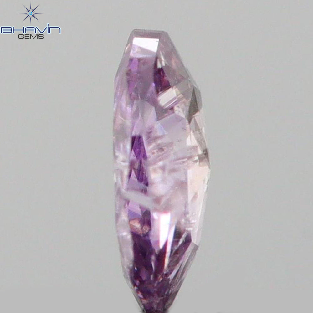 0.11 CT Oval Shape Natural Diamond Pink Color I1 Clarity (3.60 MM)