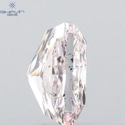 GIA Certified 0.41 CT Radiant Shape Natural Diamond Pink Color SI2 Clarity (4.10 MM)