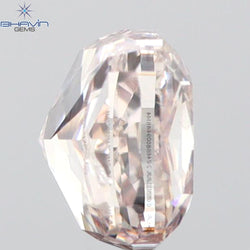 GIA Certified 0.41 CT Cushion Diamond Pink Brown Color Natural Loose Diamond SI2 Clarity (4.06 MM)