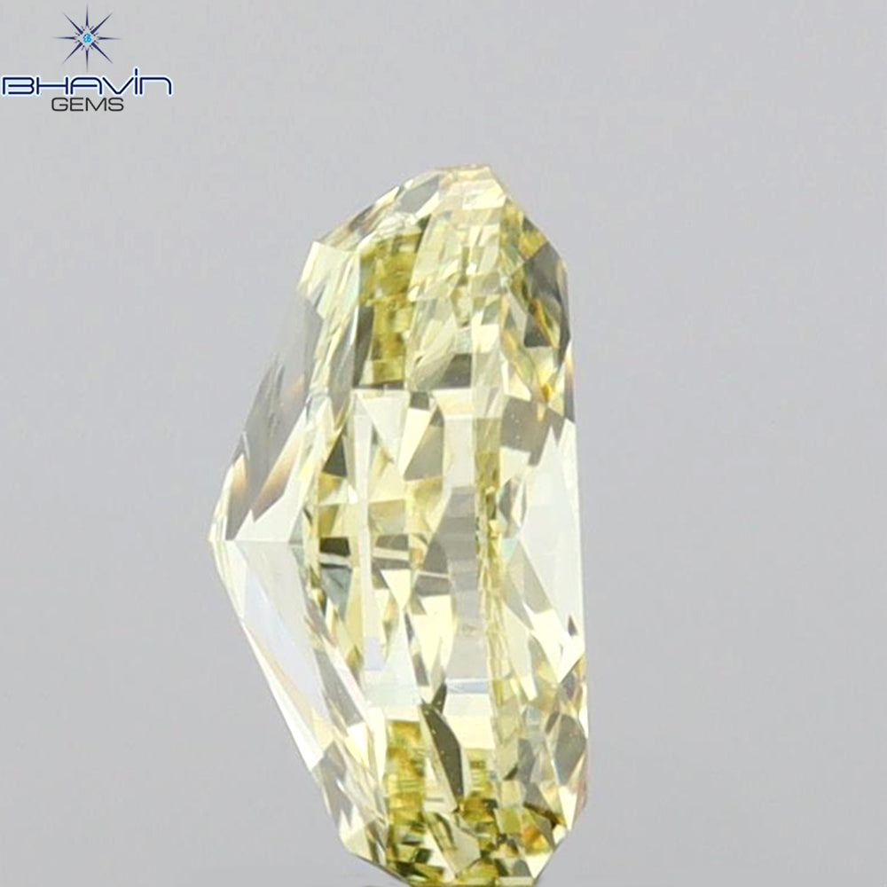 GIA Certified 1.01 CT Oval Shape Natural Diamond Yellow Color SI2 Clarity (7.01 MM)