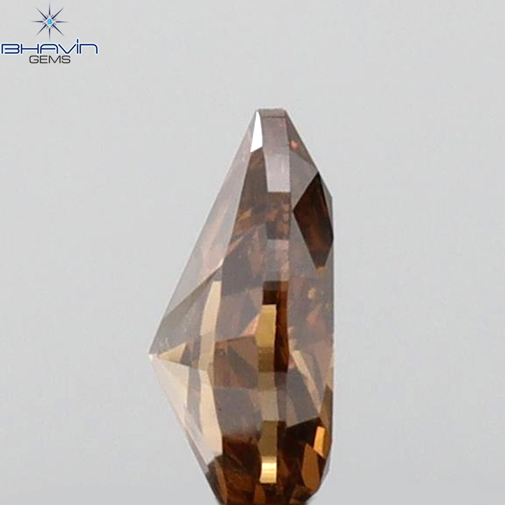 0.27 CT Pear Shape Natural Diamond Red Color VS2 Clarity (5.15 MM)