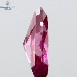 0.10 CT Marquise Shape Natural Diamond Pink Color VS1 Clarity (4.52 MM)