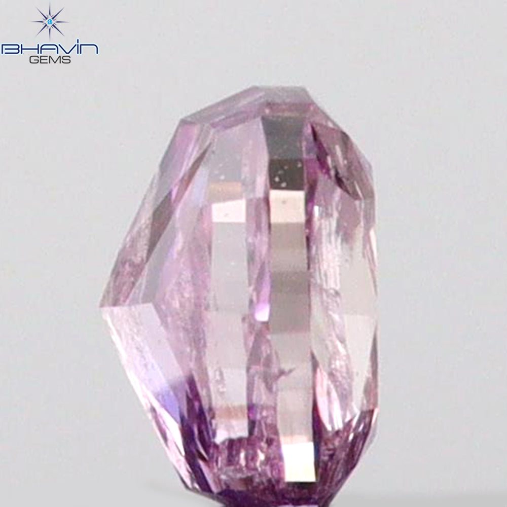 0.08 CT Cushion Shape Natural Diamond Pink Color I2 Clarity (2.60 MM)
