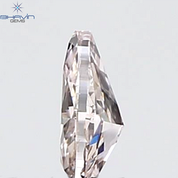 GIA Certified 0.26 CT Pear Diamond Brown Pink Color Natural Loose Diamond (5.34 MM)