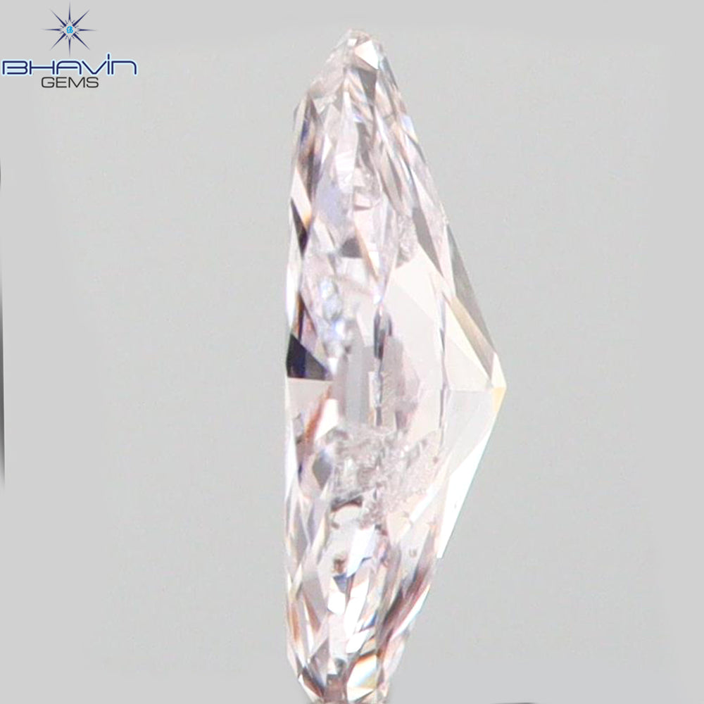 0.08 CT Marquise Shape Natural Loose Diamond Pink Color SI2 Clarity (4.40 MM)