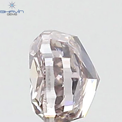 GIA Certified 0.30 CT Cushion Diamond Pink Brown Color Natural Loose Diamond SI2 Clarity (3.64 MM)
