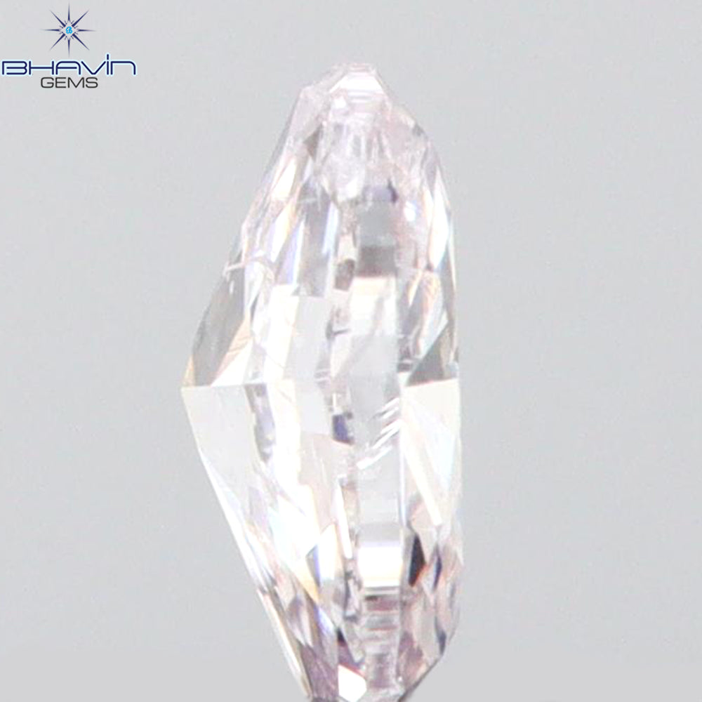 0.10 CT Oval Shape Natural Diamond Pink Color SI1 Clarity (3.65 MM)