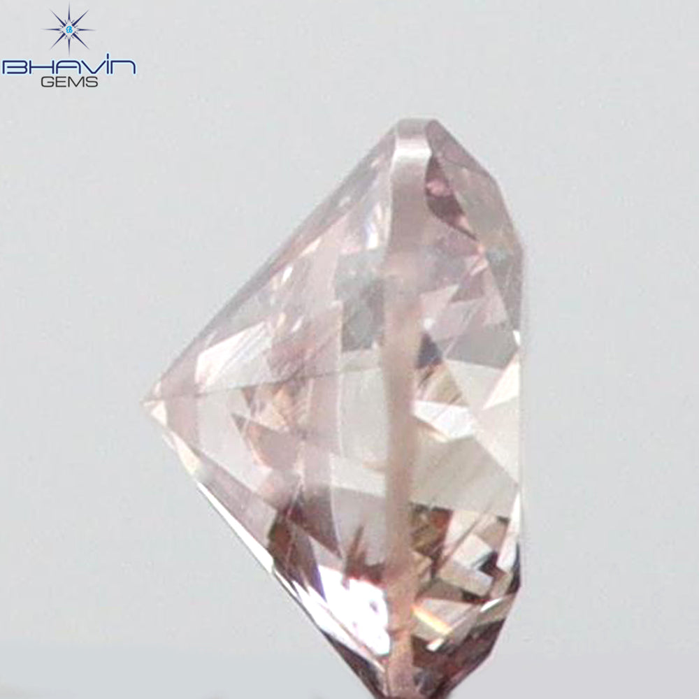 0.04 CT Round Shape Natural Diamond Pink Color SI1 Clarity (2.25 MM)