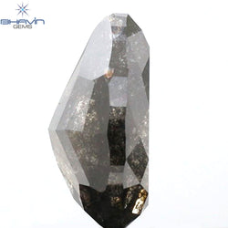 1.96 CT Pear Shape Natural Loose Diamond Salt And Pepper Color I3 Clarity (9.41 MM)