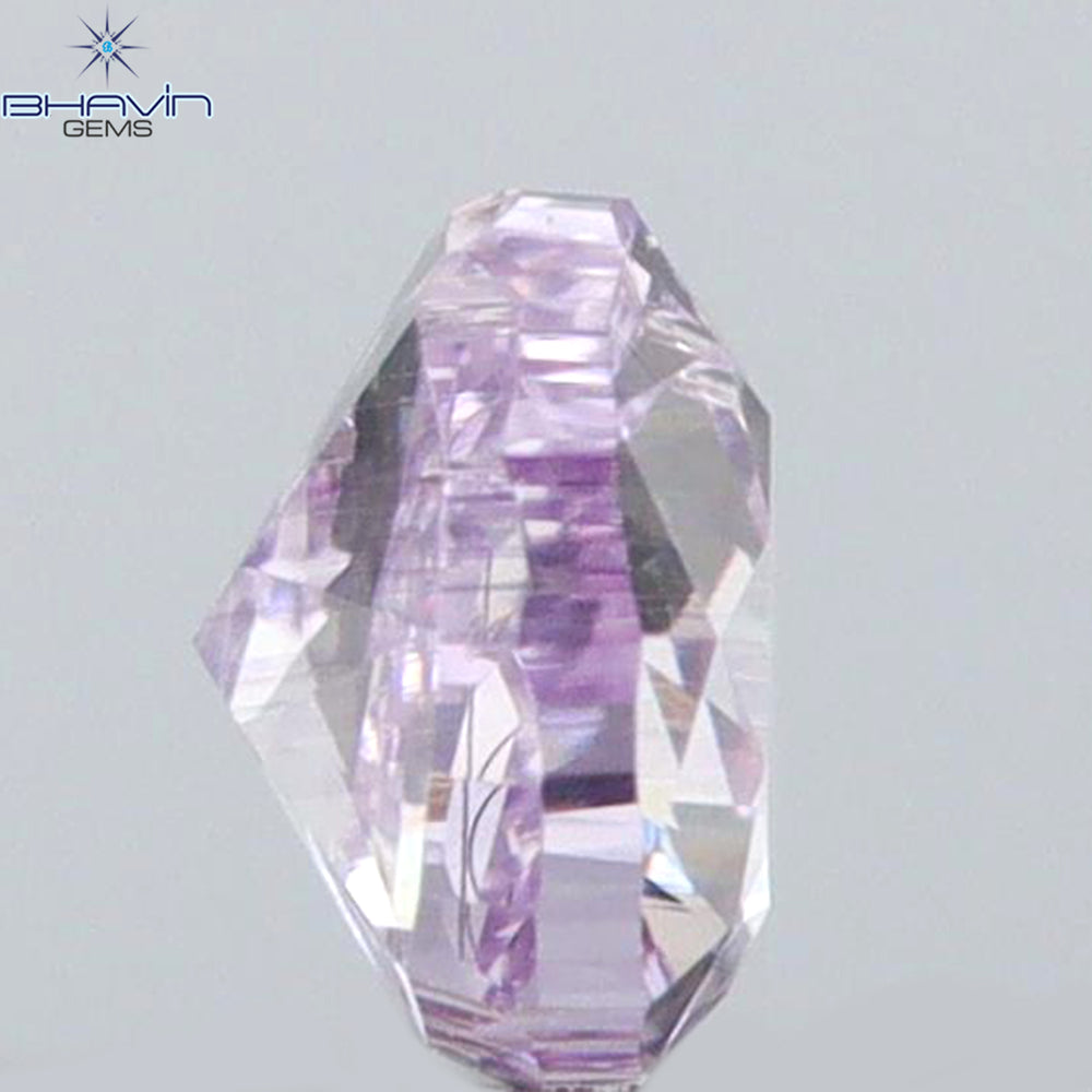 0.13 CT Heart Shape Natural Diamond Pink Color VS2 Clarity (2.95 MM)