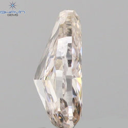 0.15 CT Pear Shape Natural Diamond Pink Color SI1 Clarity (3.90 MM)