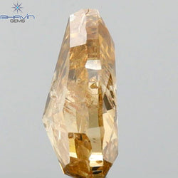 0.94 CT Pear Shape Natural Diamond Brown Color I2 Clarity (7.00 MM)