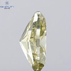 1.02 CT Oval Shape Natural Diamond Yellow Color VS2 Clarity (7.70 MM)