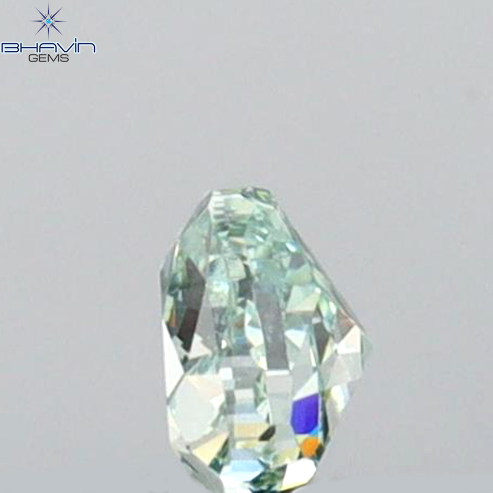 0.17 CT Heart Shape Natural Loose Diamond Green Color VS1 Clarity (3.34 MM)