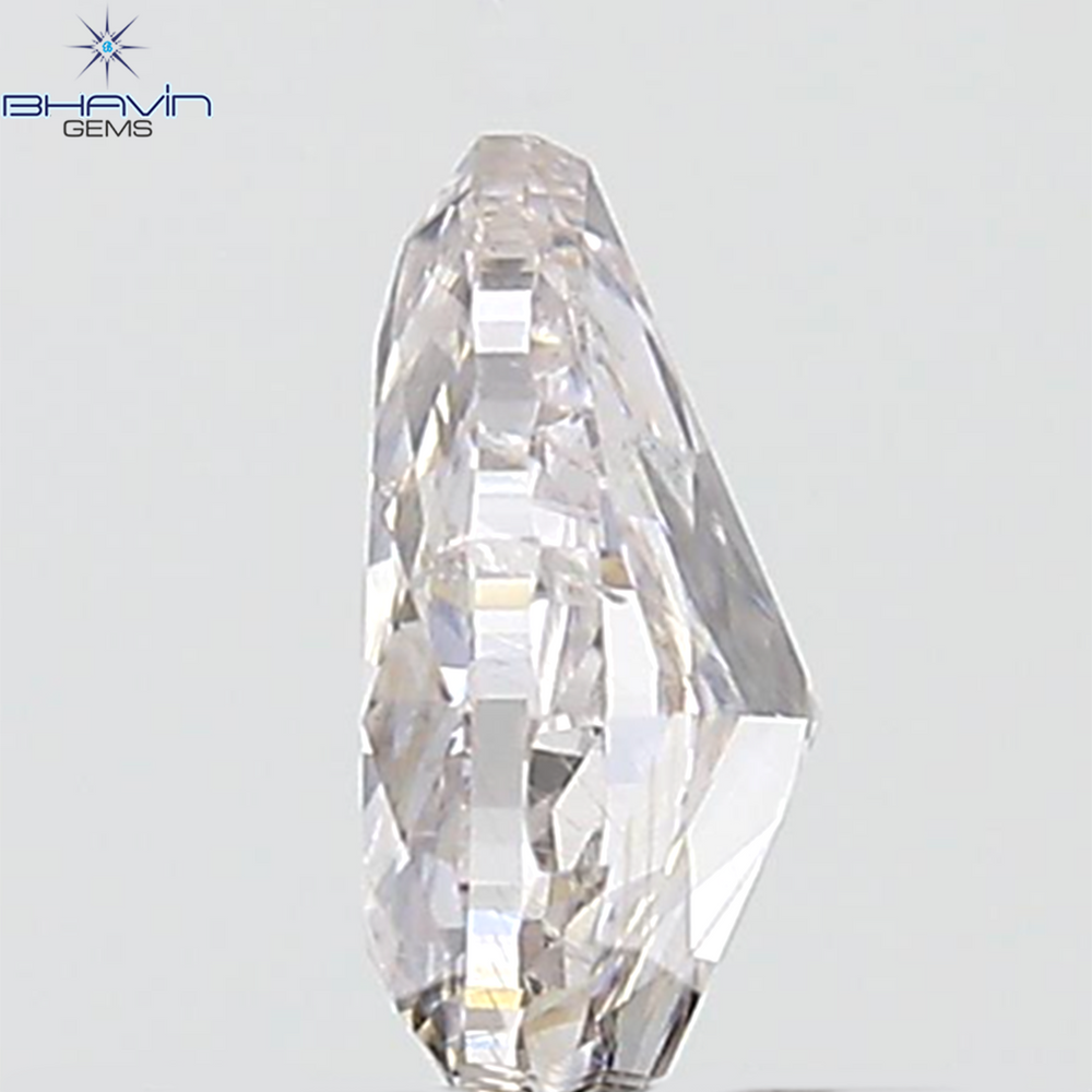 GIA Certified 0.50 CT Pear Diamond Pink Color Natural Loose Diamond (6.17 MM)