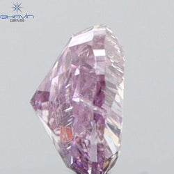 0.10 CT Heart Shape Natural Diamond Pink Color I1 Clarity (3.06 MM)
