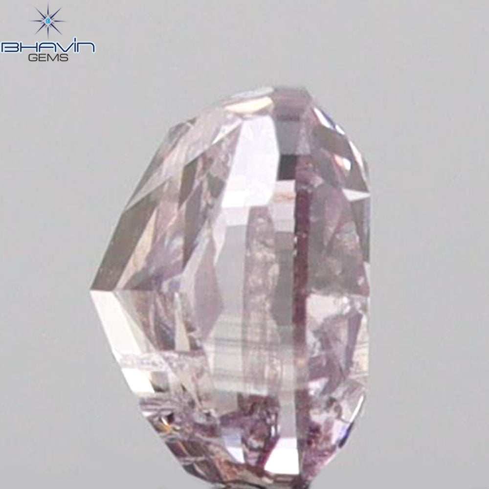 0.14 CT Cushion Shape Natural Diamond Pink Color I2 Clarity (2.95 MM)