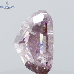 0.40 CT Cushion Shape Natural Diamond Pink Color I3 Clarity (4.37 MM)