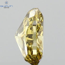 0.27 CT Oval Shape Natural Diamond Green (Chameleon) Color VS2 Clarity (4.42 MM)