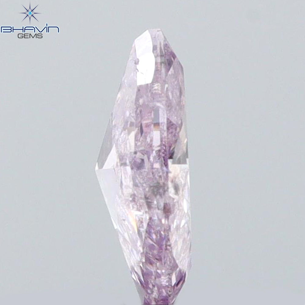 0.14 CT Marquise Shape Natural Loose Diamond Pink Color I1 Clarity (4.90 MM)
