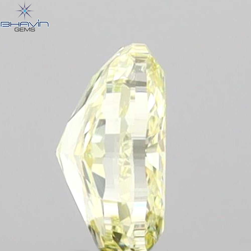 0.31 CT Oval Shape Natural Diamond Yellow Color VS1 Clarity (4.60 MM)