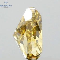 0.50 CT Heart Shape Natural Diamond Green (Chameleon) Color SI1 Clarity (5.23 MM)