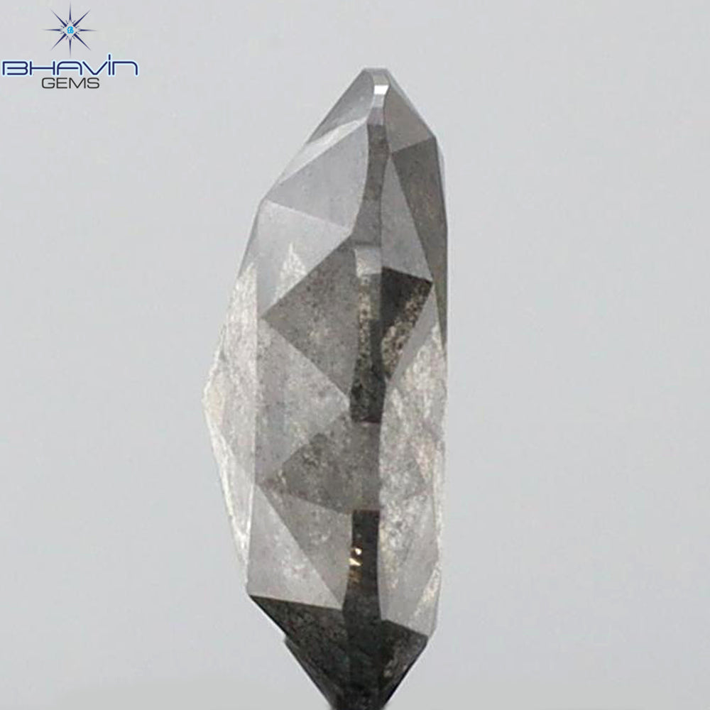 0.68 CT Oval Shape Natural Diamond Salt And Papper Color I3 Clarity (6.77 MM)