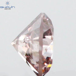 0.05 CT Round Shape Natural Diamond Pink Color SI1 Clarity (2.29 MM)
