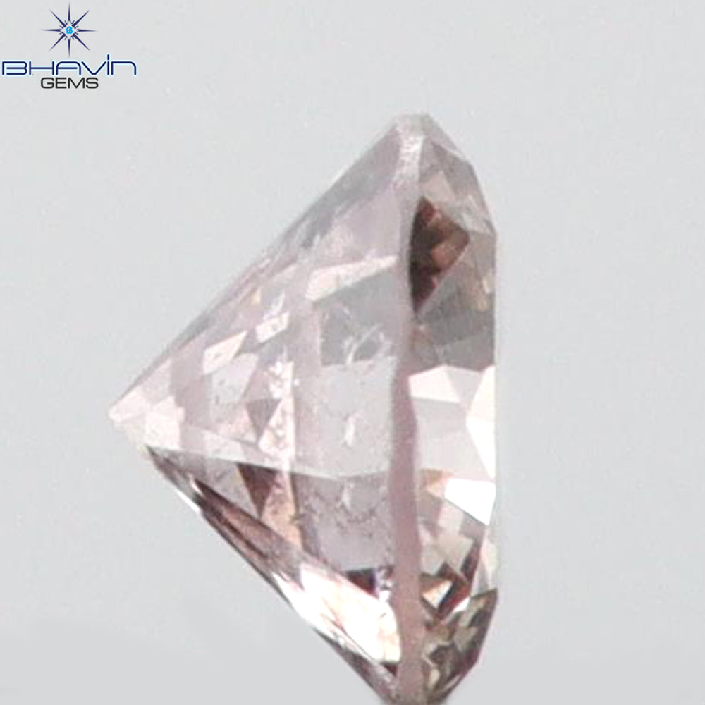 0.04 CT Round Shape Natural Diamond Pink Color SI2 Clarity (2.22 MM)