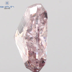 0.31 CT Oval Shape Natural Diamond Pink Color I1 Clarity (4.55 MM)