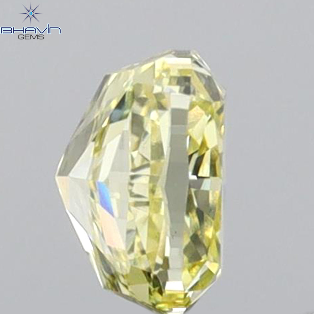 0.20 CT クッション シェイプ ナチュラル ルース ダイヤモンド グリーン カラー VS1 クラリティ (3.38 MM)