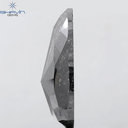 8.98 CT Pear Shape Natural Loose Diamond Salt And Pepper Color (18.30 MM)