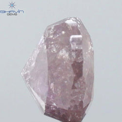 0.80 CT Heart Shape Natural Diamond Pink Color I3 Clarity (5.60 MM)