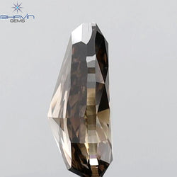 1.09 CT Pear Shape Natural Diamond Brown Color I2 Clarity (7.94 MM)
