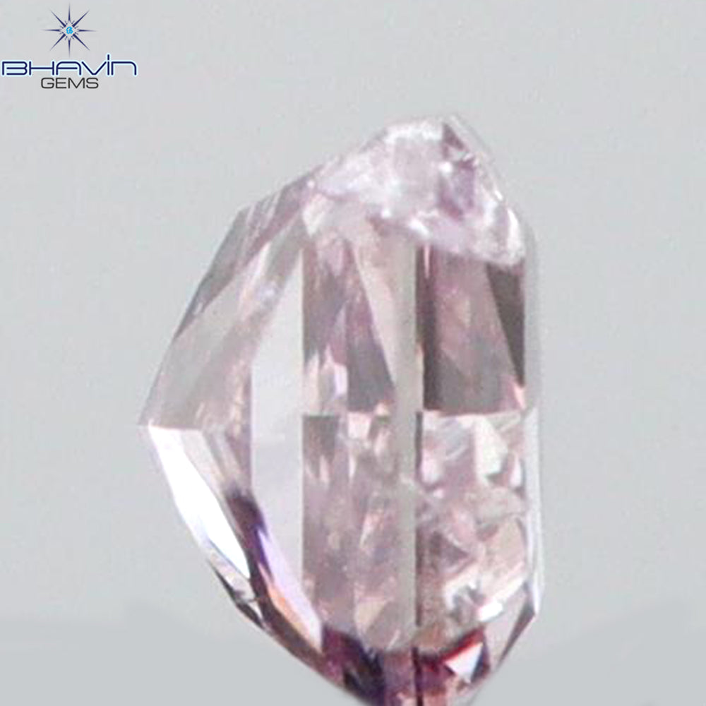 0.05 CT Radiant Shape Natural Diamond Pink Color SI2 Clarity (2.00 MM)