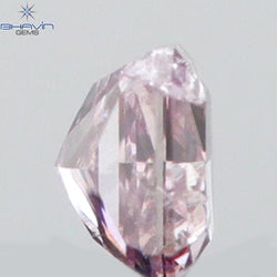 0.05 CT Radiant Shape Natural Diamond Pink Color SI2 Clarity (2.00 MM)