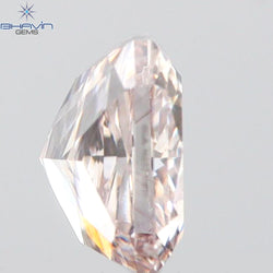 GIA Certified 0.36 CT Radiant Shape Natural Diamond Pinkish Brown Color SI2 Clarity (4.10 MM)