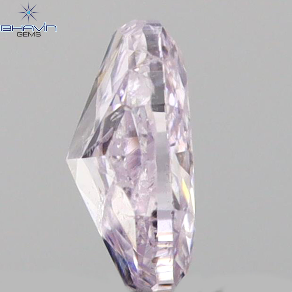 0.15 CT Oval Shape Natural Diamond Pink Color I2 Clarity (3.97 MM)