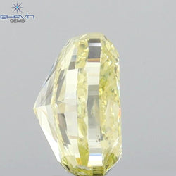 1.01 CT Cushion Diamond Yellow Color Natural Diamond I2 Clarity (5.90 MM)