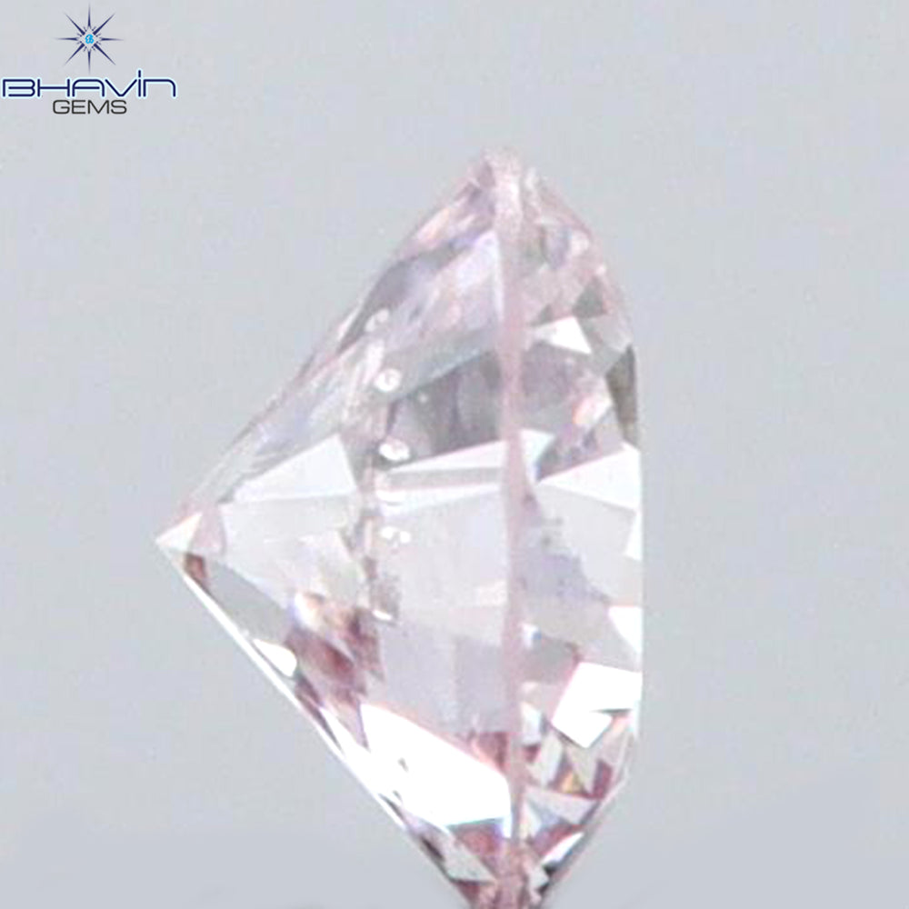0.03 CT Round Shape Natural Diamond Pink (Argyle) Color SI1 Clarity (1.85 MM)